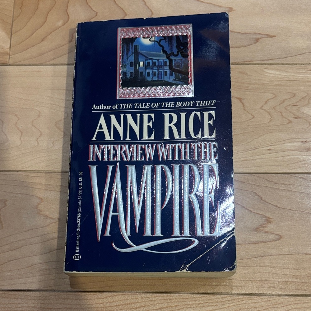 4/$25 - Interview with the Vampire by ANNE RICE book gothic horror